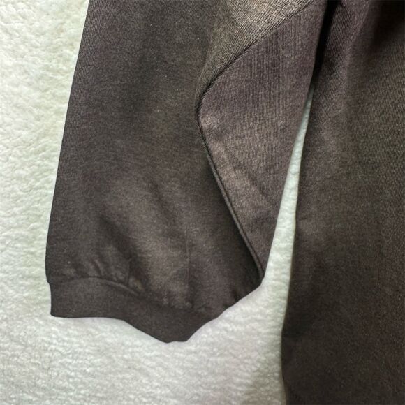 Fear of God Essentials Men's Long Sleeve Tee Brown Size L Crew Neck Oversized - Picture 5 of 13